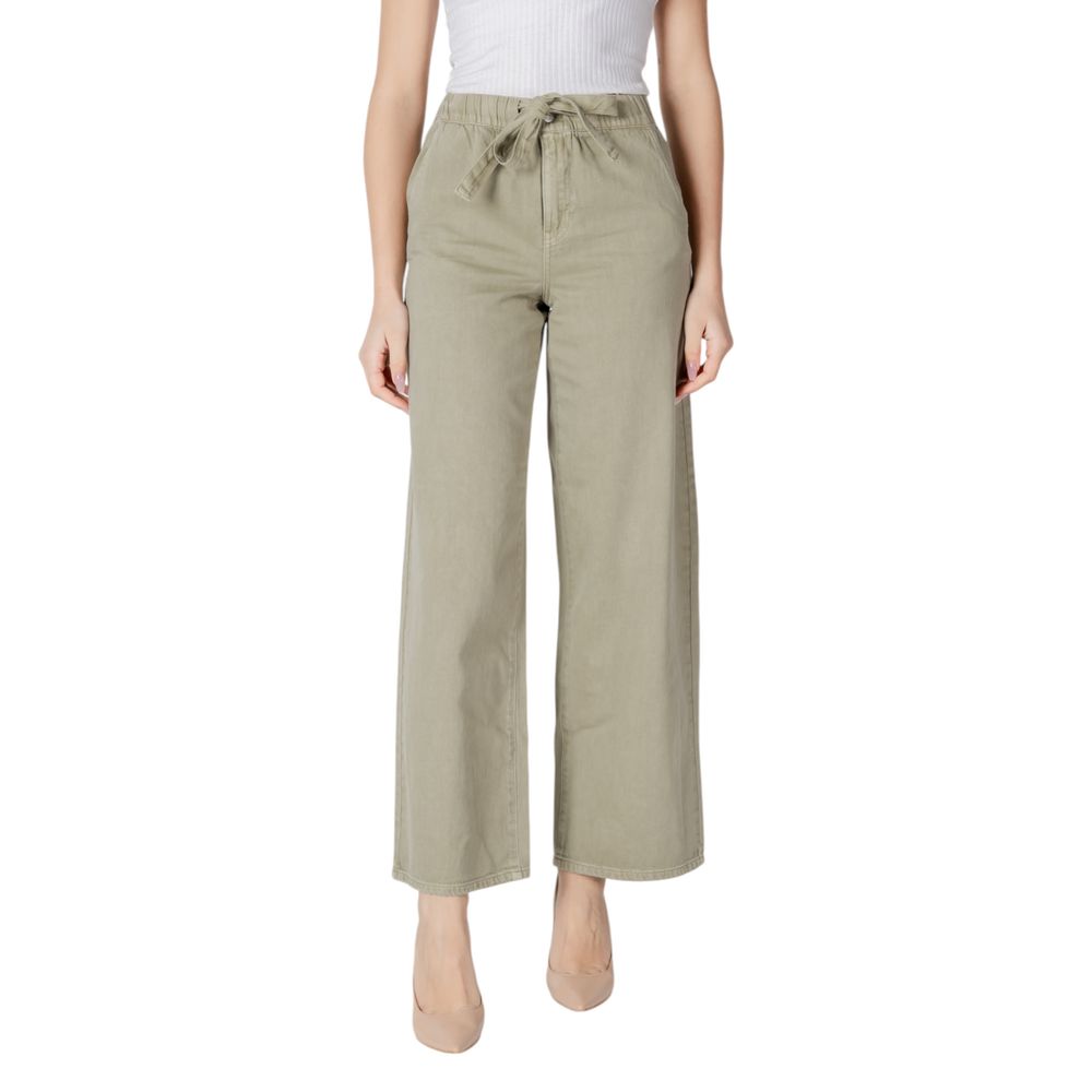 ONLY Green Cotton Pant