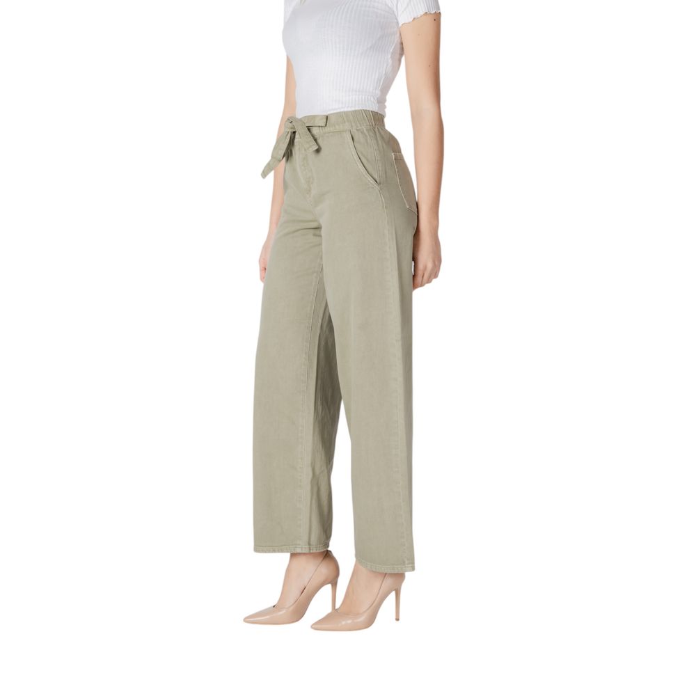 ONLY Green Cotton Pant