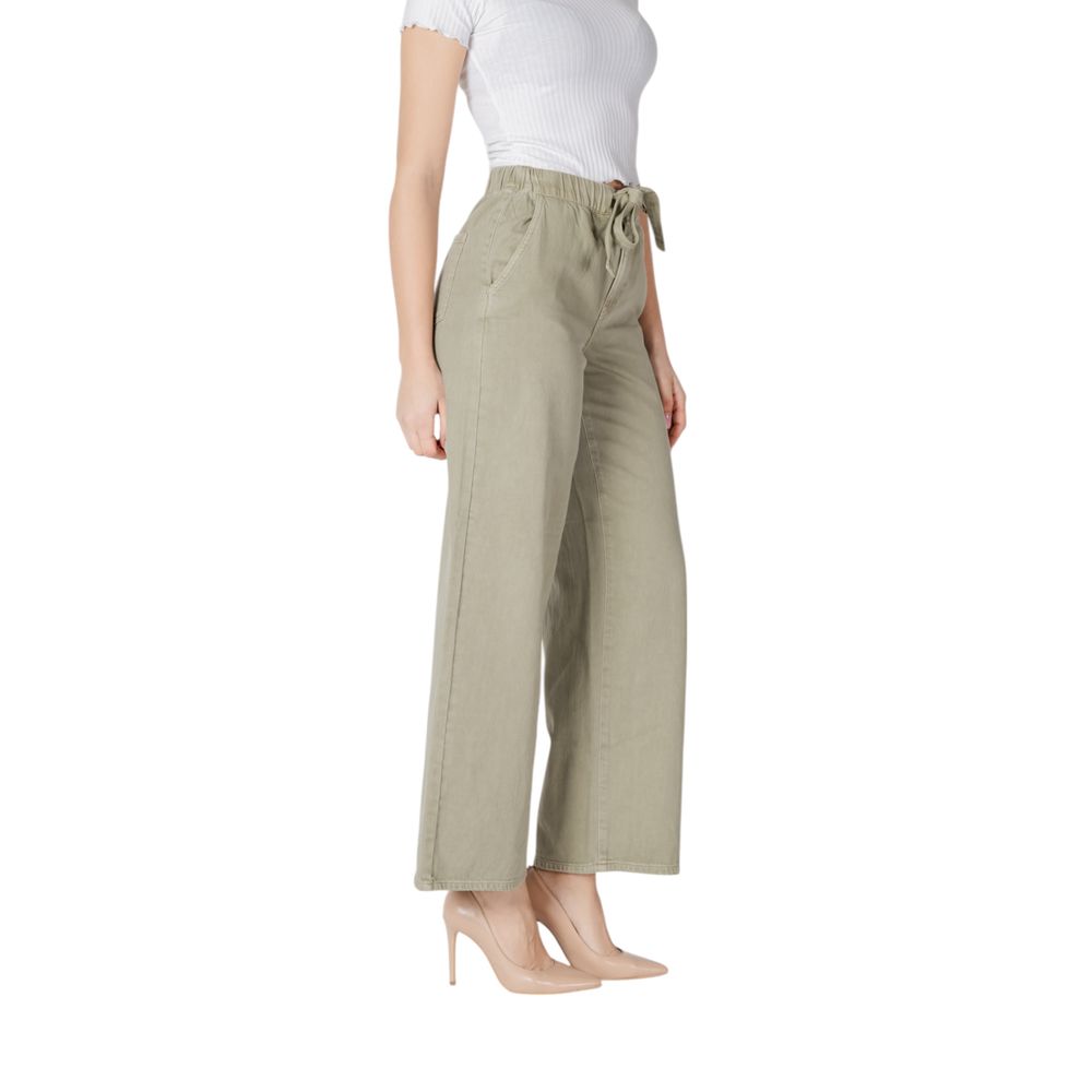 ONLY Green Cotton Pant