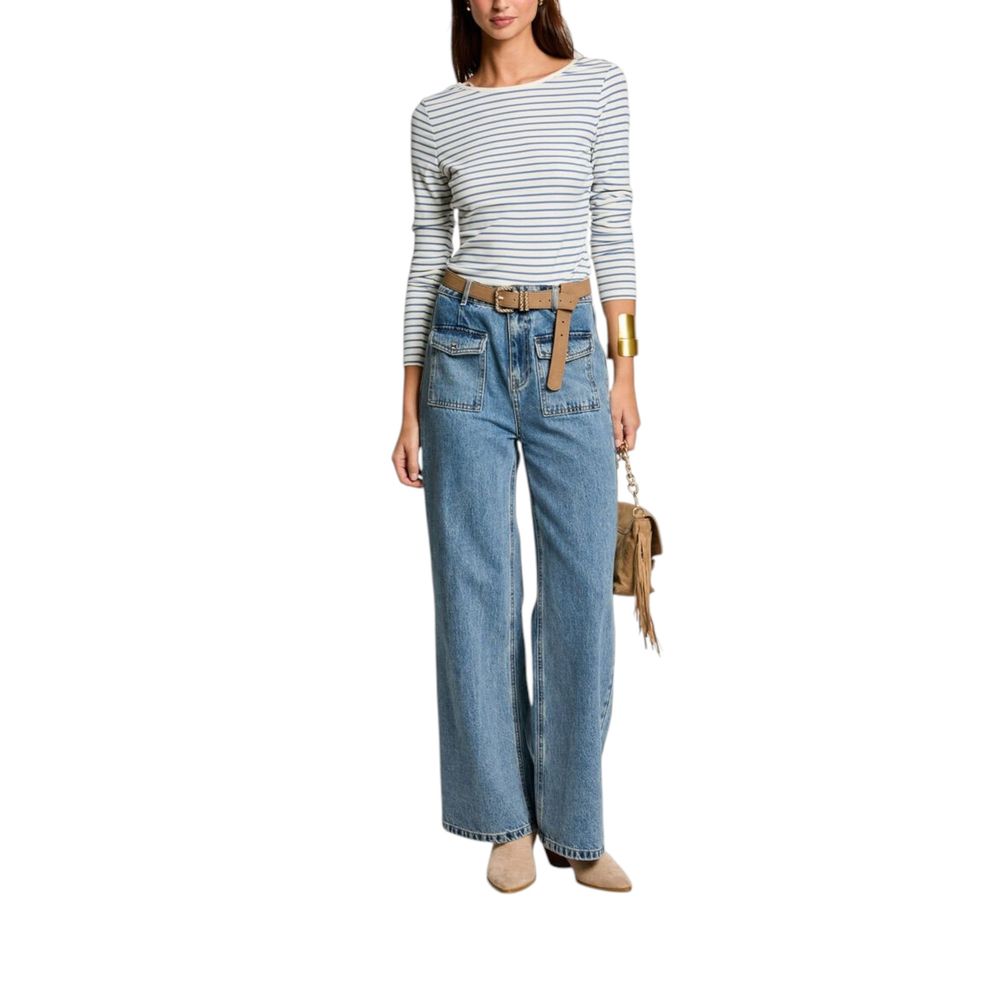 Morgan Lane White Viscose Long Sleeve