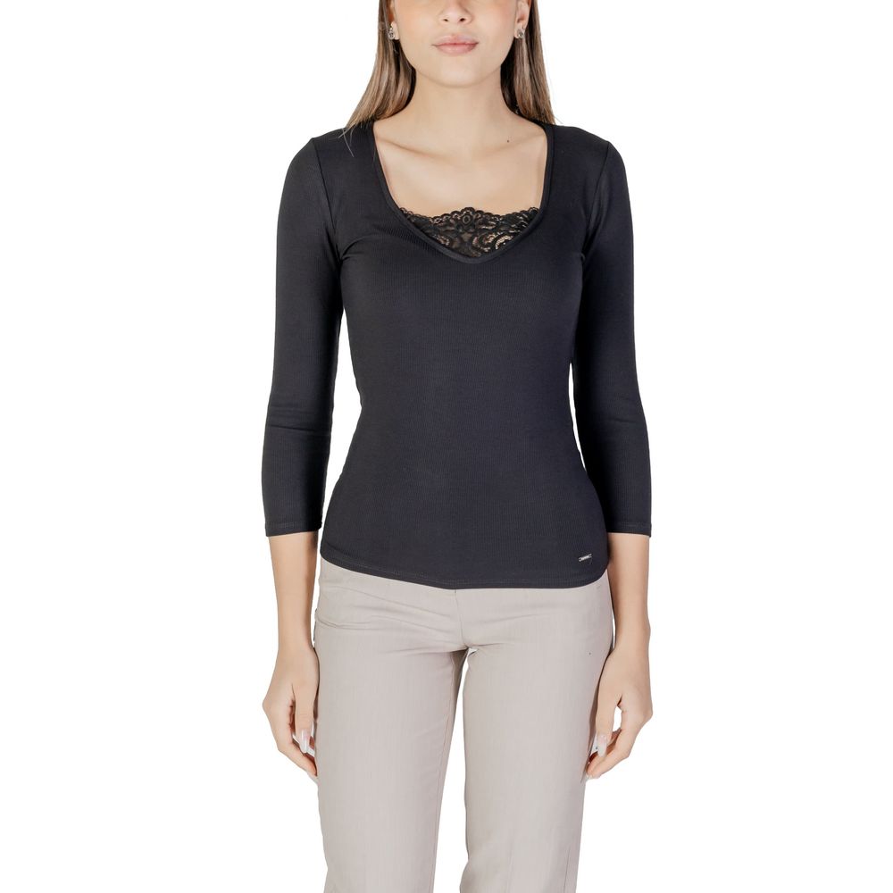Morgan Lane Black Viscose Long Sleeve