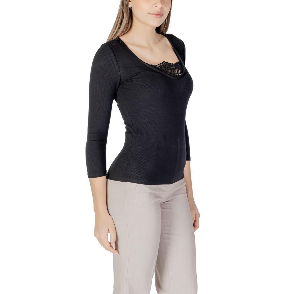 Morgan Lane Black Viscose Long Sleeve