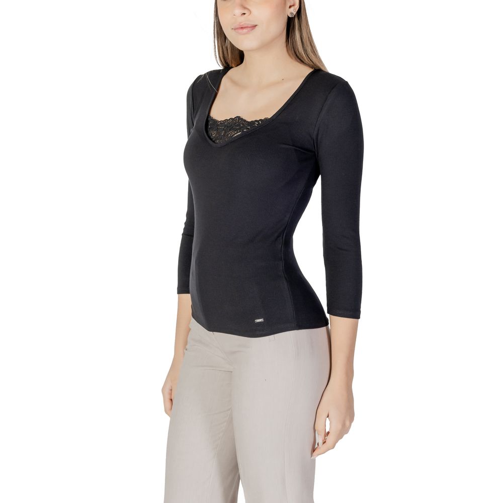 Morgan Lane Black Viscose Long Sleeve