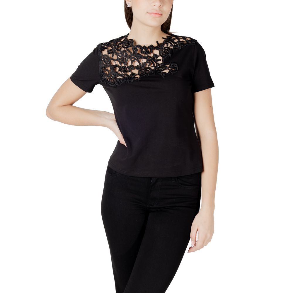 Morgan Lane Black Cotton T-Shirt