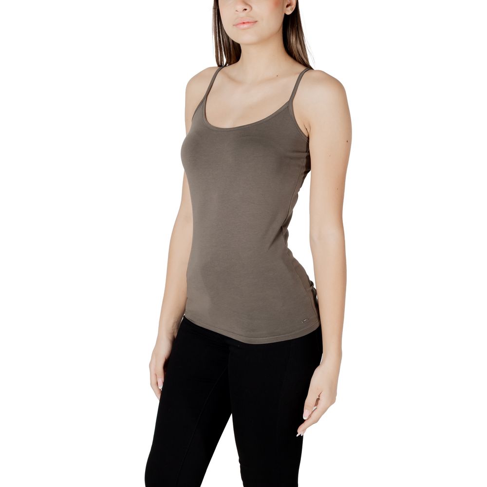 Morgan Lane Green Cotton Tank Top