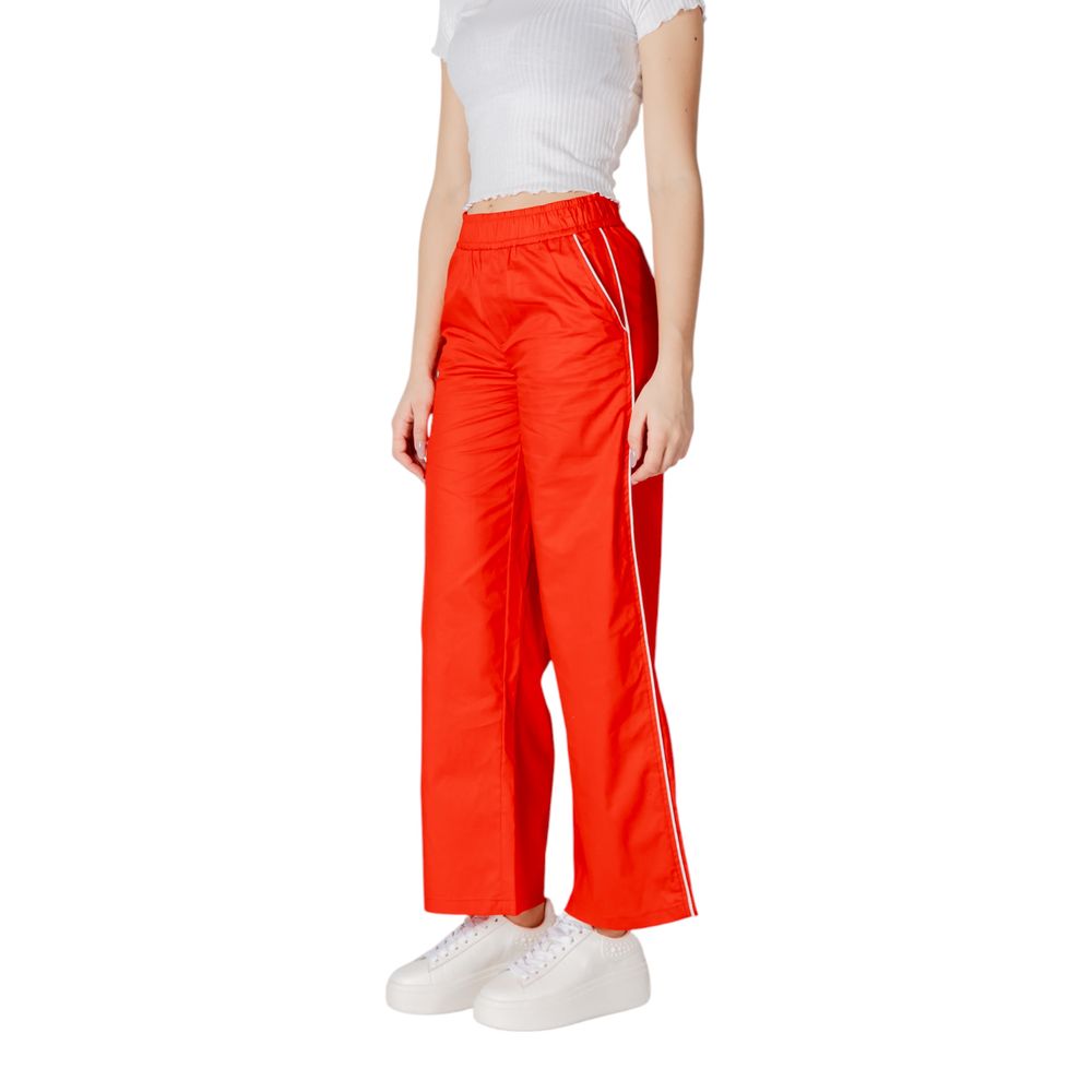 ONLY Red Cotton Pant