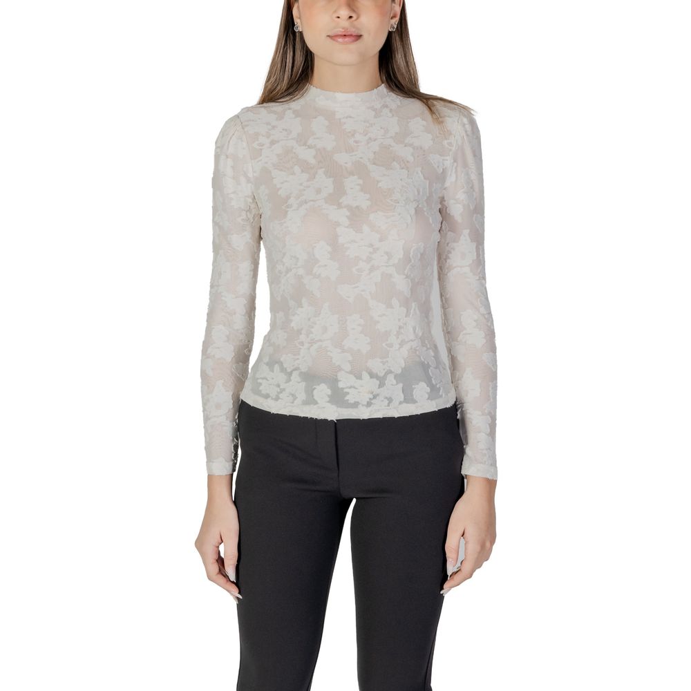 Morgan Lane Cream Polyester Long Sleeve
