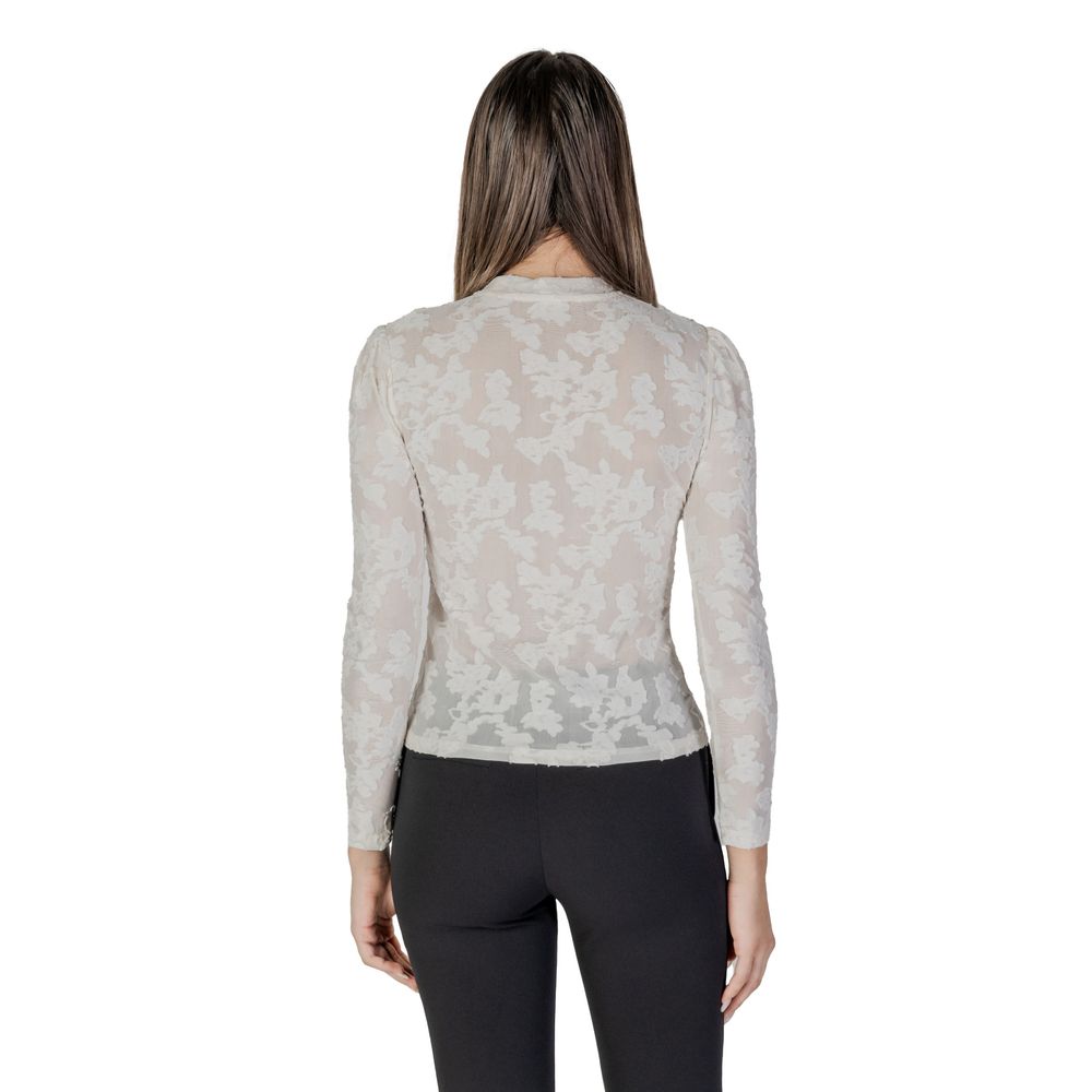 Morgan Lane Cream Polyester Long Sleeve