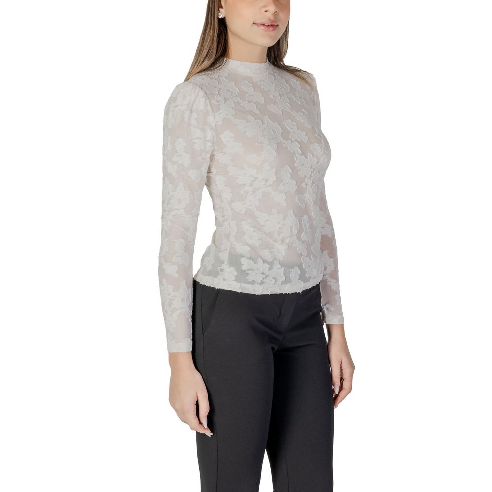 Morgan Lane Cream Polyester Long Sleeve