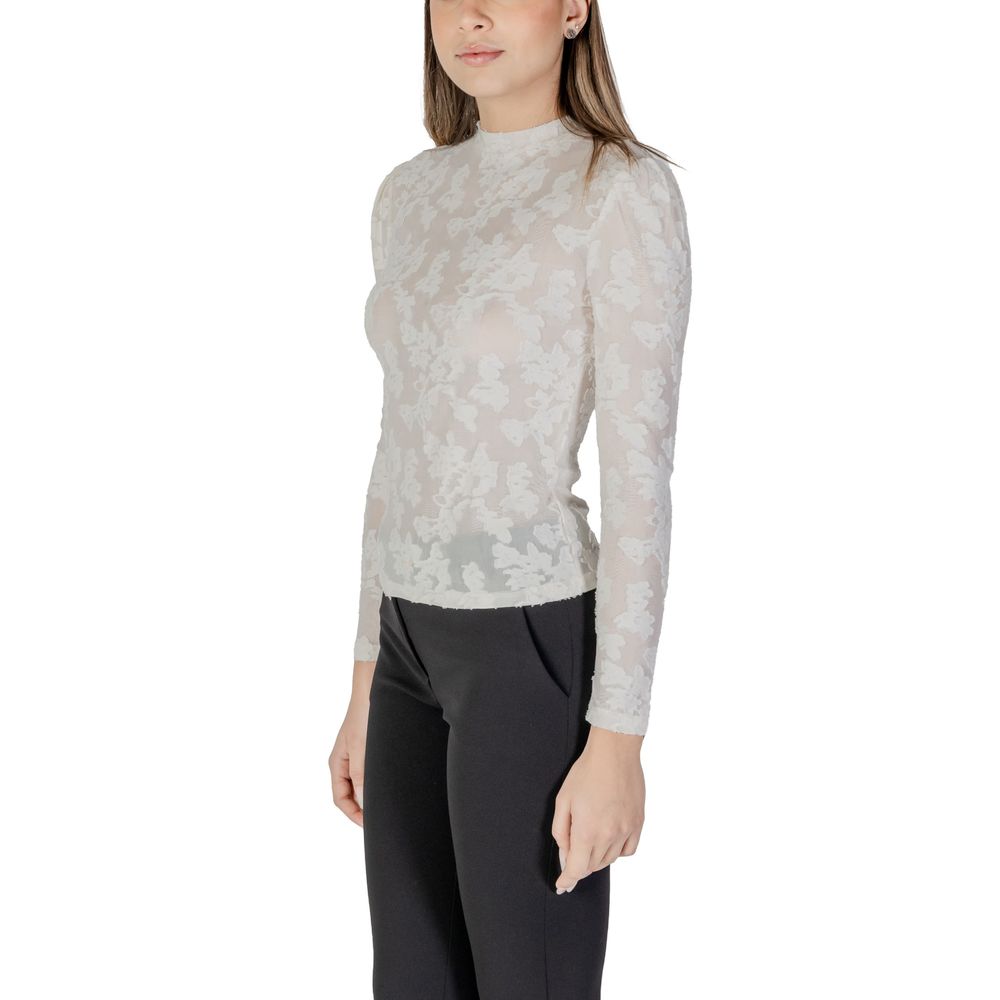 Morgan Lane Cream Polyester Long Sleeve