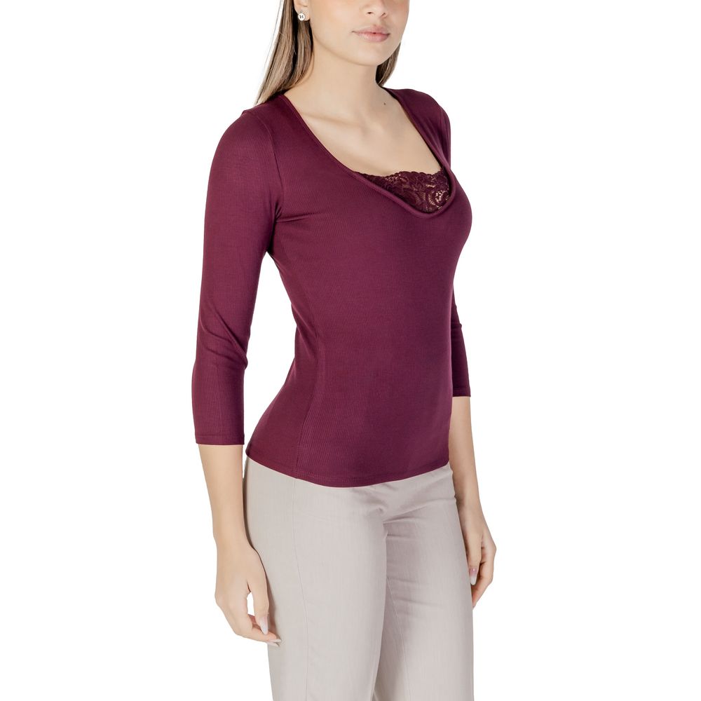 Morgan Lane Purple Viscose Long Sleeve