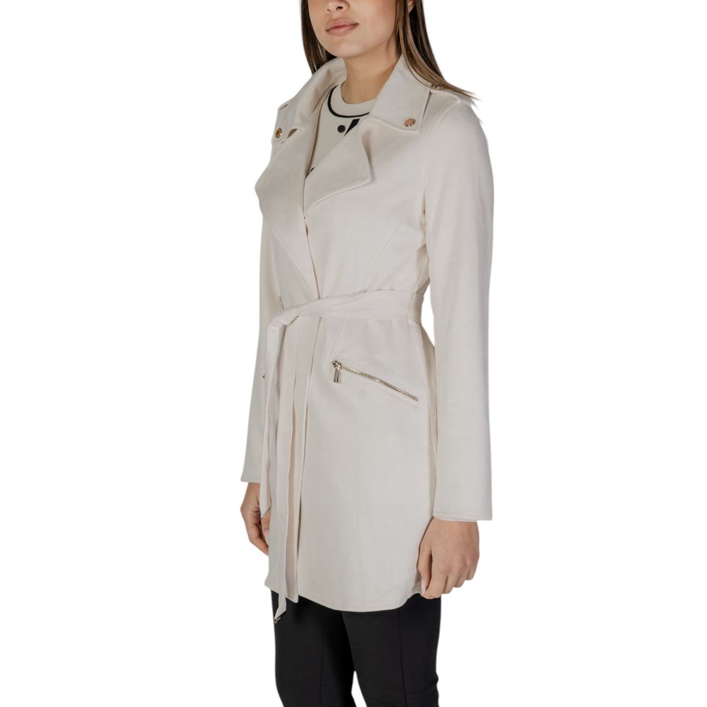 Morgan Lane Cream Polyester Coat