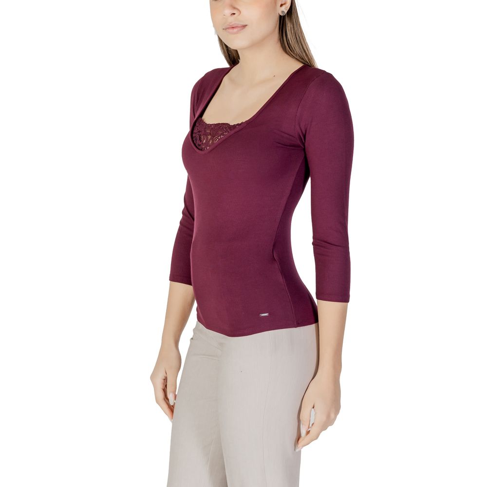 Morgan Lane Purple Viscose Long Sleeve