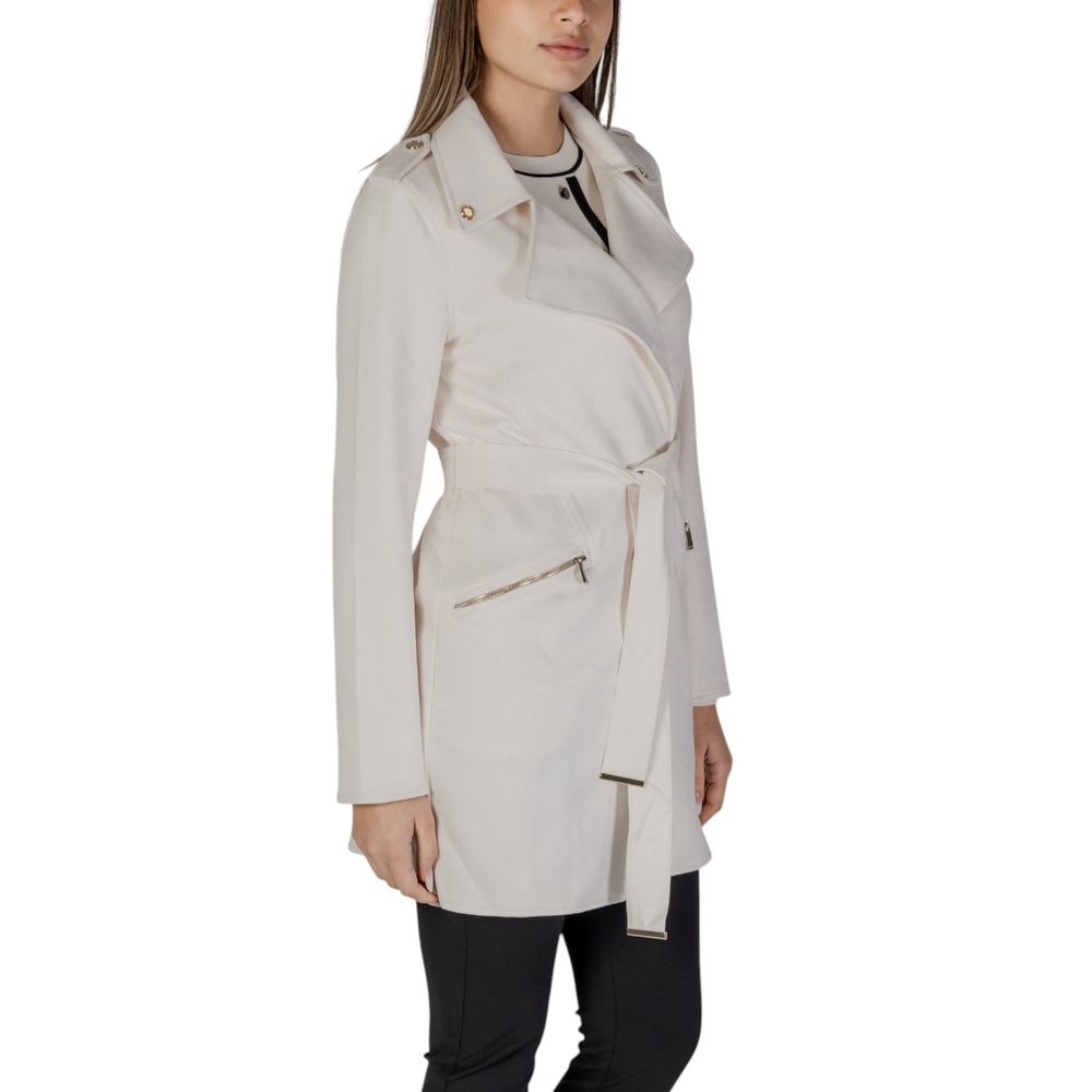 Morgan Lane Cream Polyester Coat