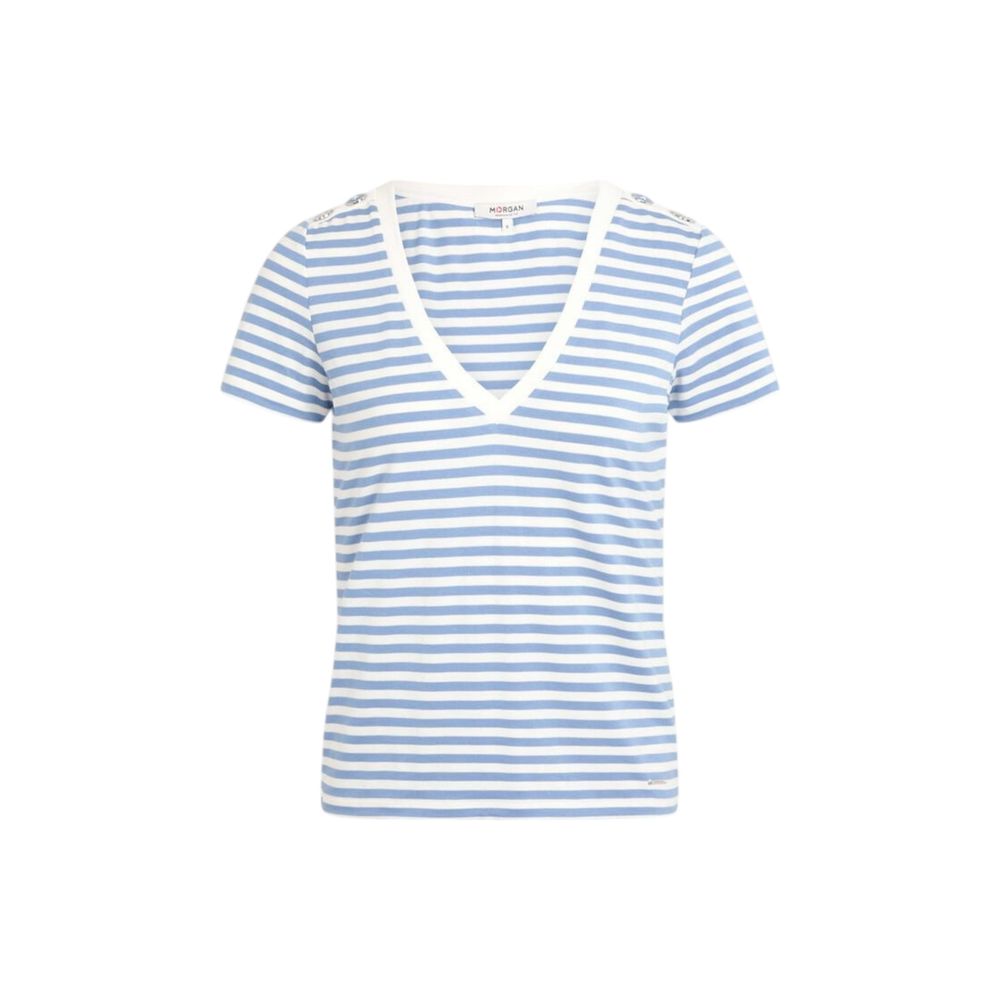 Morgan Lane White Viscose T-Shirt