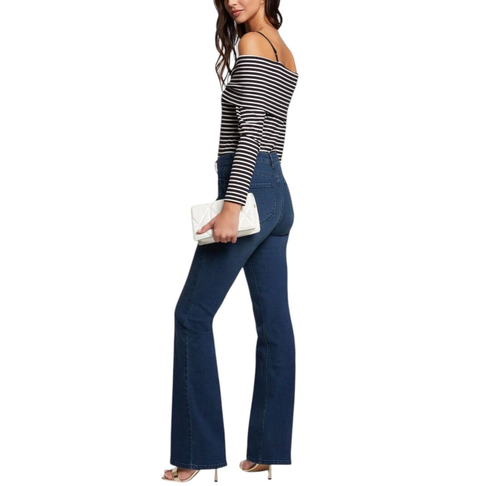Morgan Lane Black And White Viscose Long Sleeve