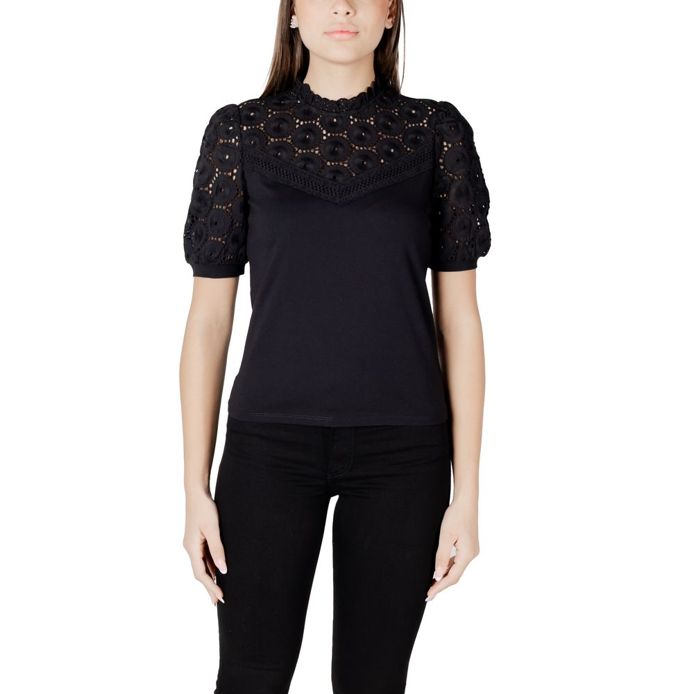 Morgan Lane Black Cotton T-Shirt