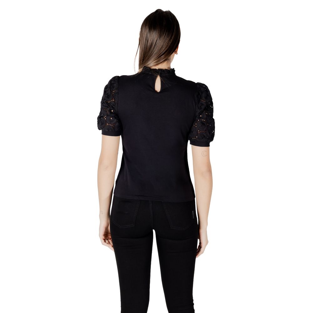 Morgan Lane Black Cotton T-Shirt