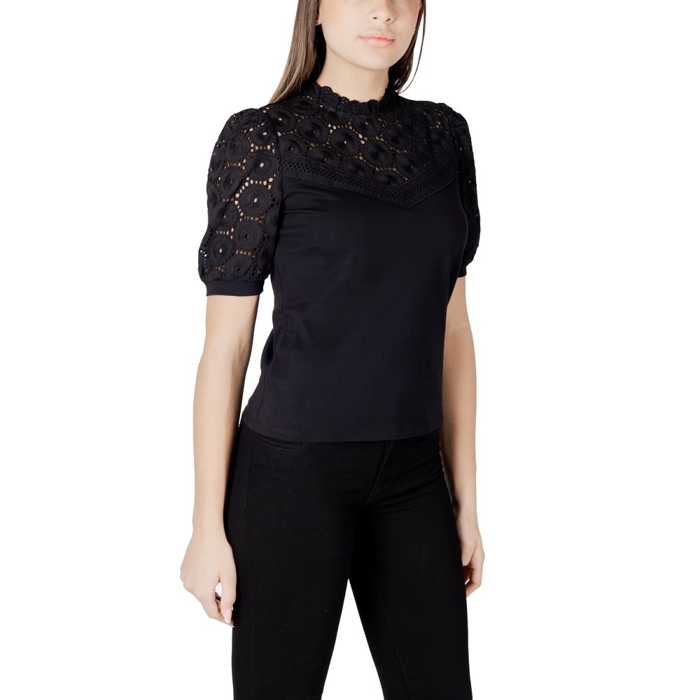 Morgan Lane Black Cotton T-Shirt