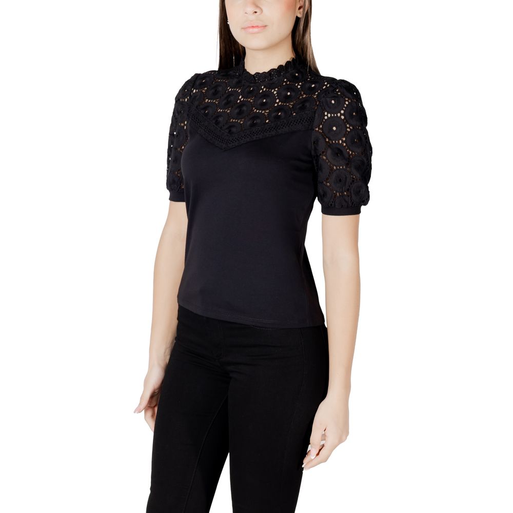 Morgan Lane Black Cotton T-Shirt