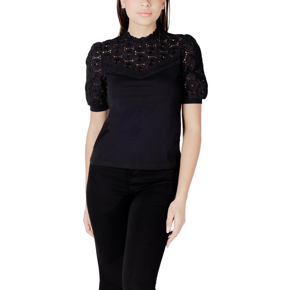 Morgan Lane Black Cotton T-Shirt
