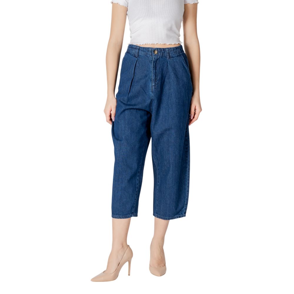 ONLY Blue Cotton Jeans Denim
