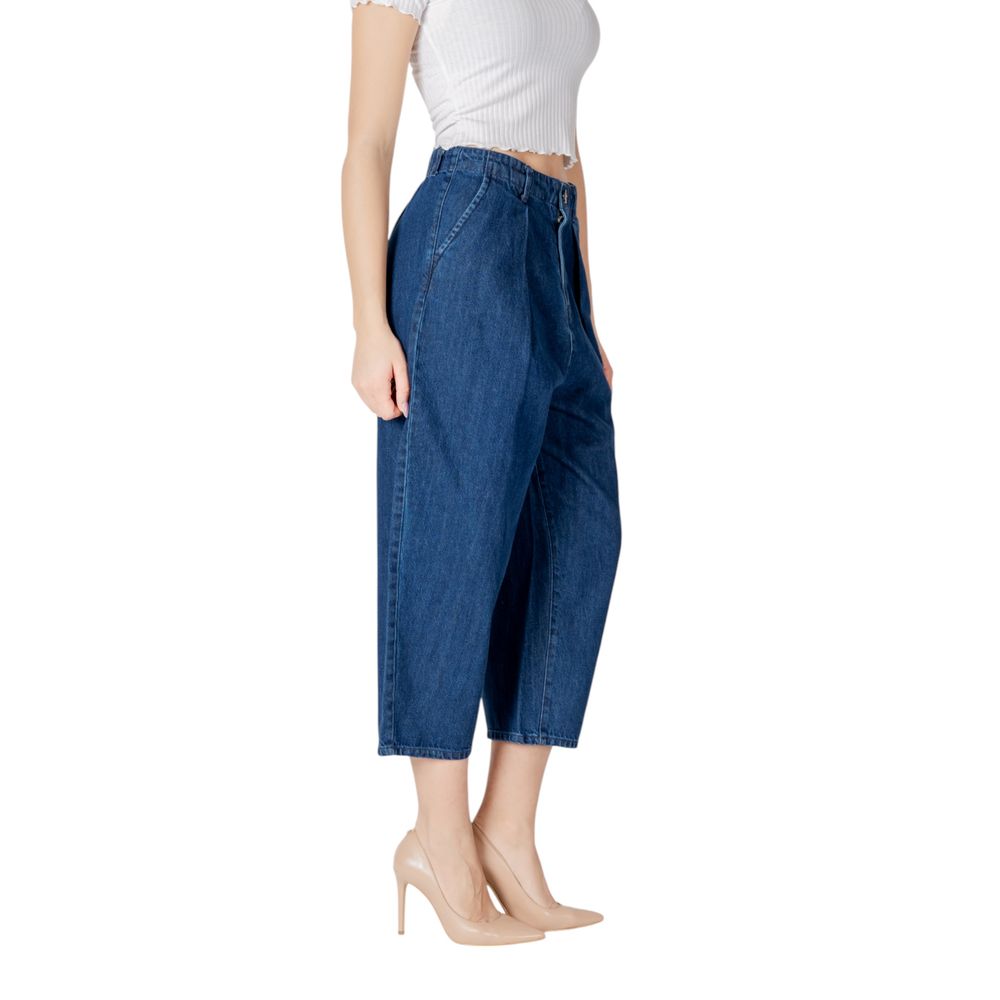 ONLY Blue Cotton Jeans Denim