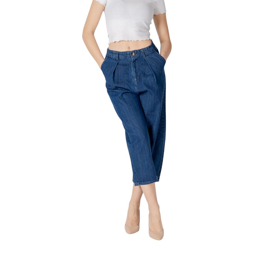 ONLY Blue Cotton Jeans Denim