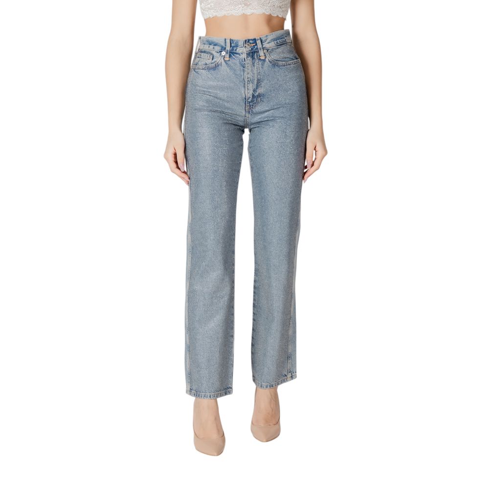 ONLY Blue Cotton Mom Jean