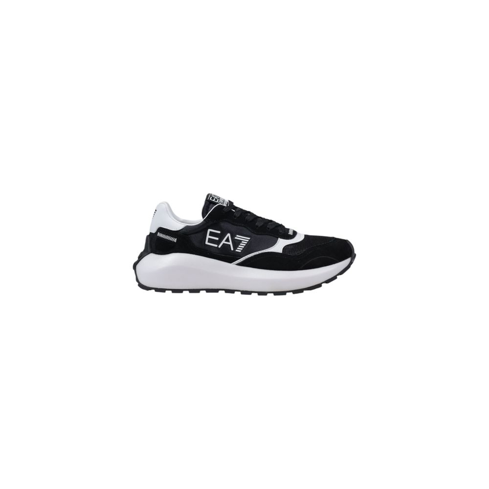 Armani EA7 Emporio Black And White Polyamide Sneaker