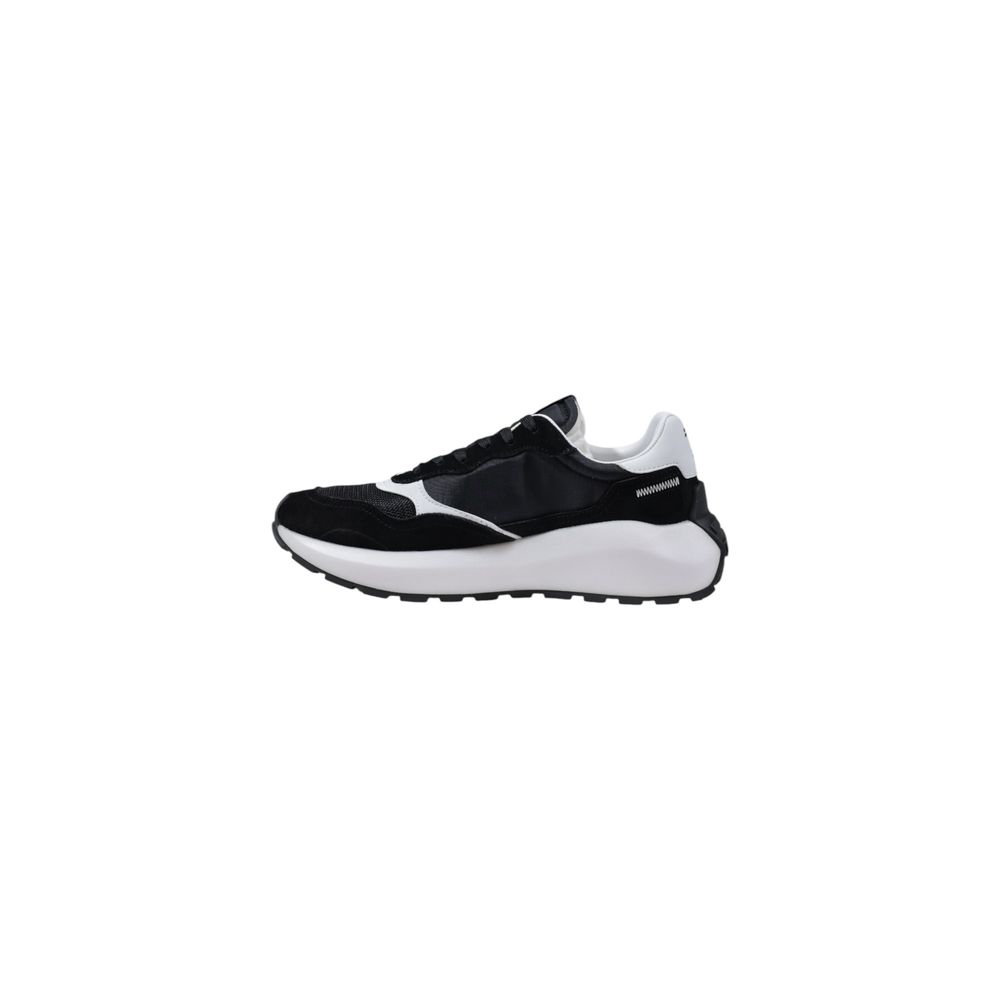 Armani EA7 Emporio Black And White Polyamide Sneaker