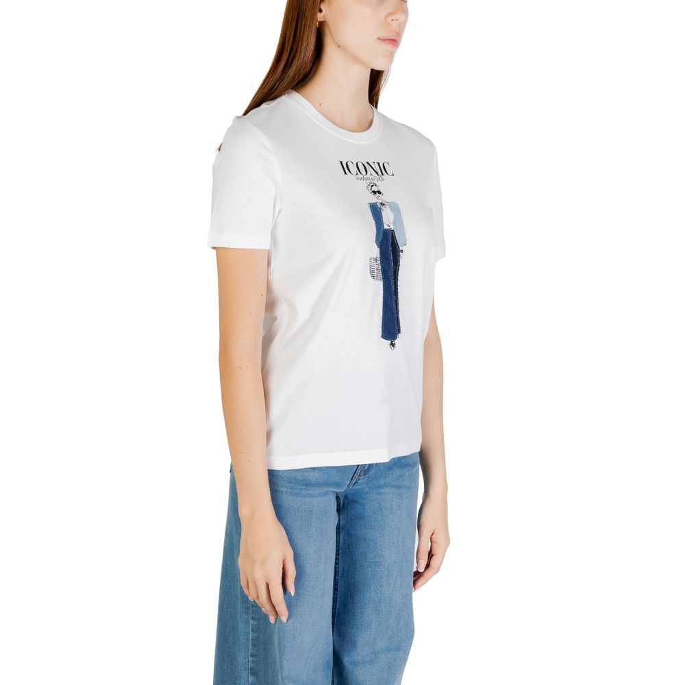 ONLY Blue Organic Cotton T-Shirt
