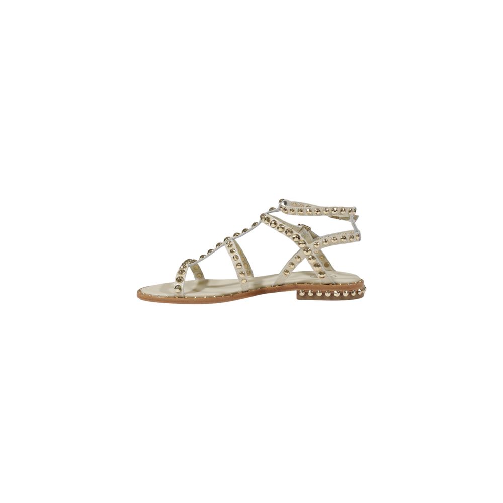 Ash Beige Leather Sandal