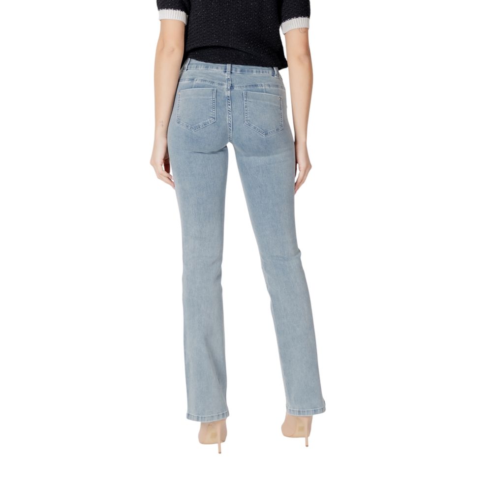 Morgan Lane Blue Cotton Slim Fit Jean