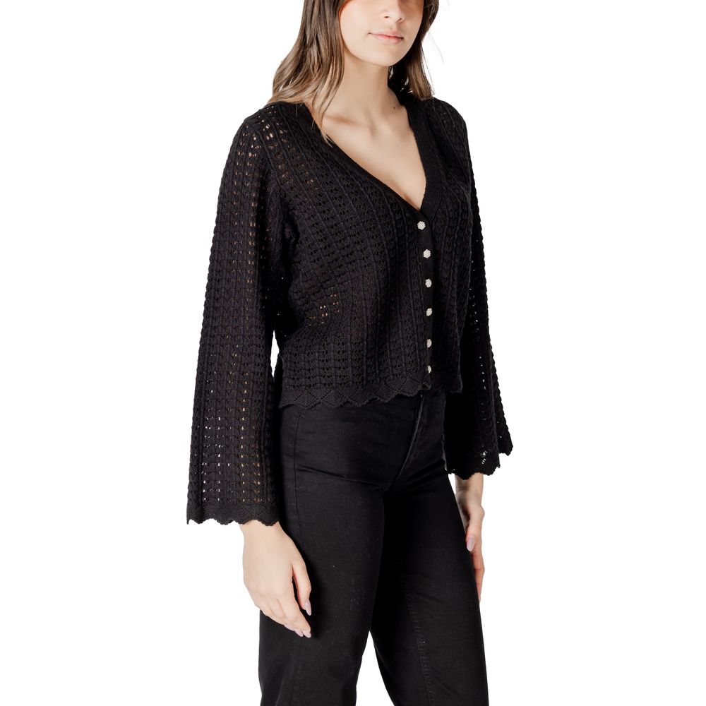 ONLY Black Cotton Cardigan