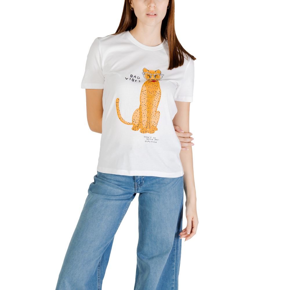 ONLY White Organic Cotton T-Shirt