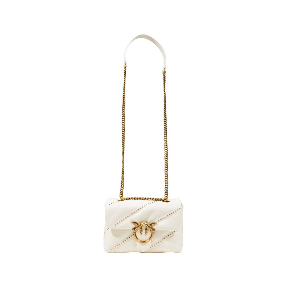 Pinko White Polyethylene Handbag