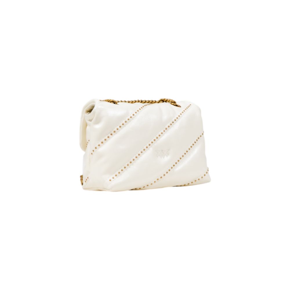 Pinko White Polyethylene Handbag