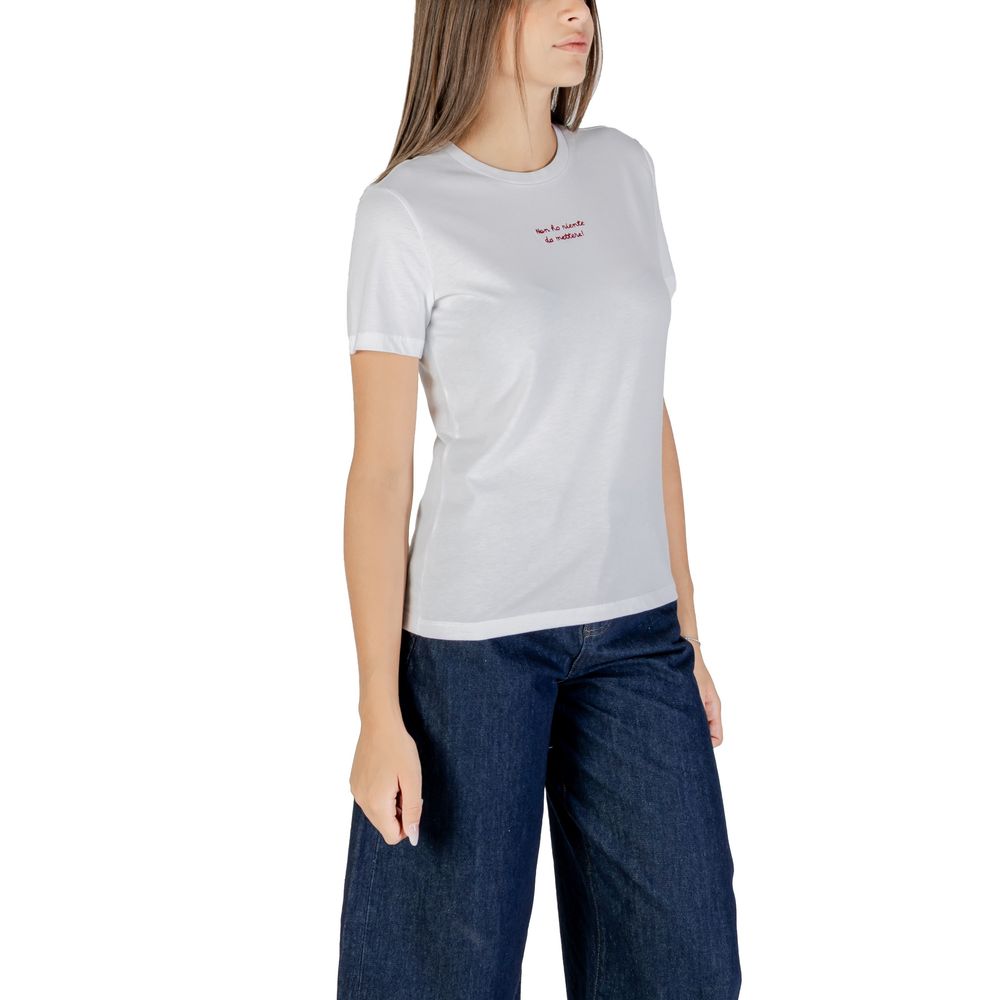 ONLY Bordeaux Cotton T-Shirt