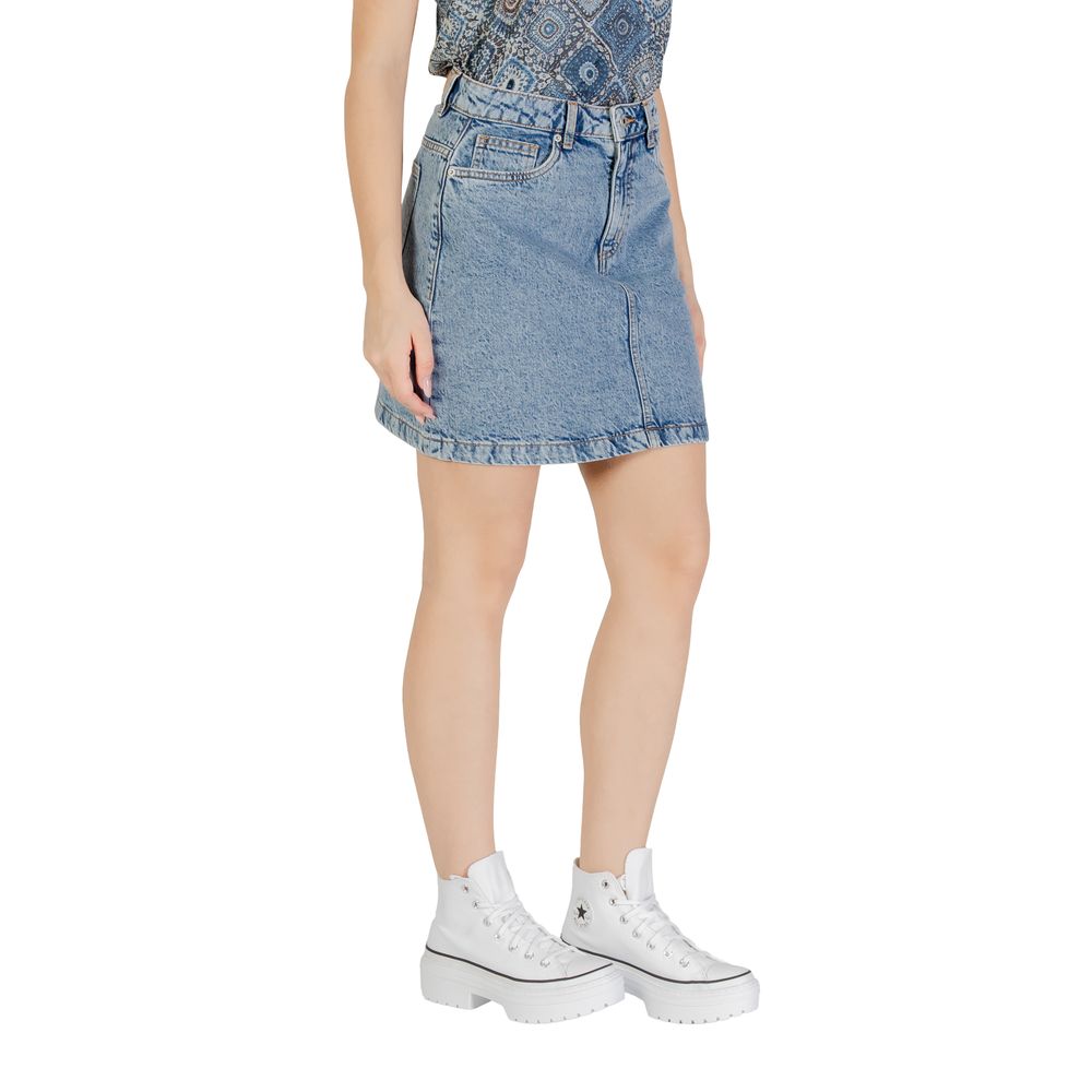 ICHI Light Blue Cotton Mini