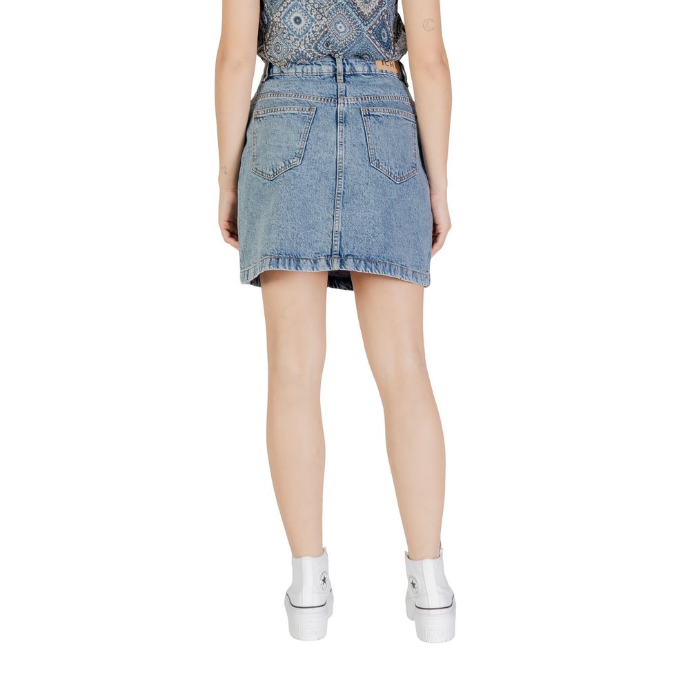ICHI Light Blue Cotton Mini