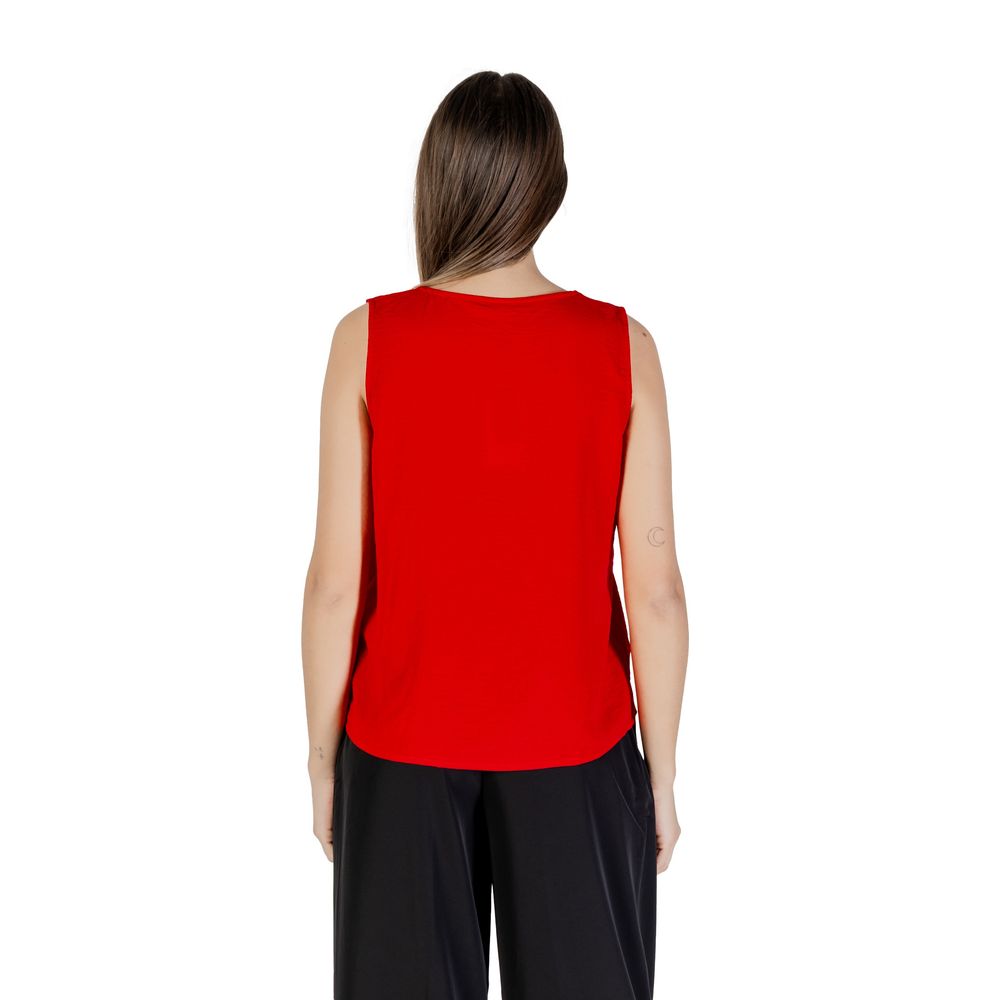 ONLY Red Recycled Polyester Tank Top