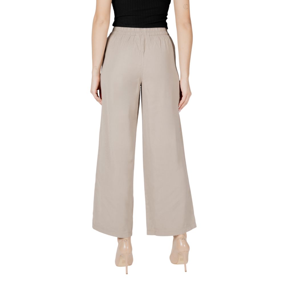 ONLY Beige Viscose Pant