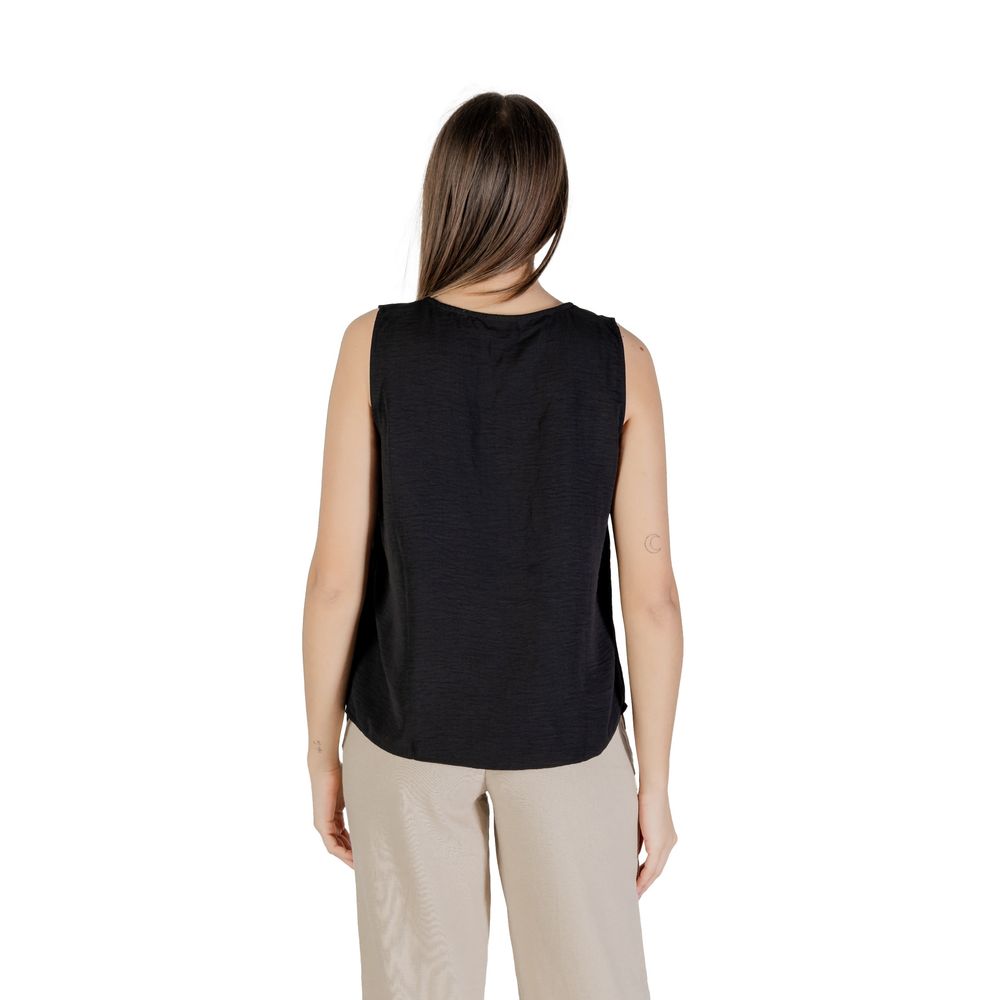 ONLY Black Recycled Polyester Tank Top