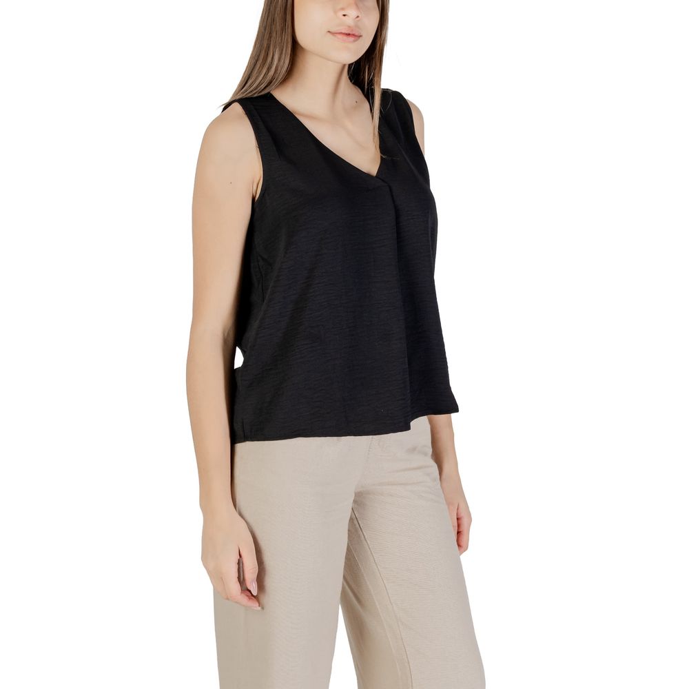 ONLY Black Recycled Polyester Tank Top