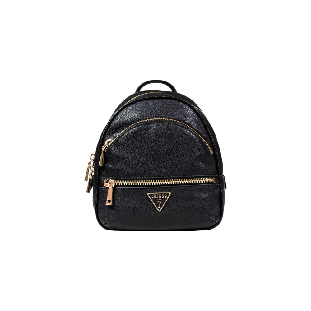 GUESS Black Artificial Leather Backpack