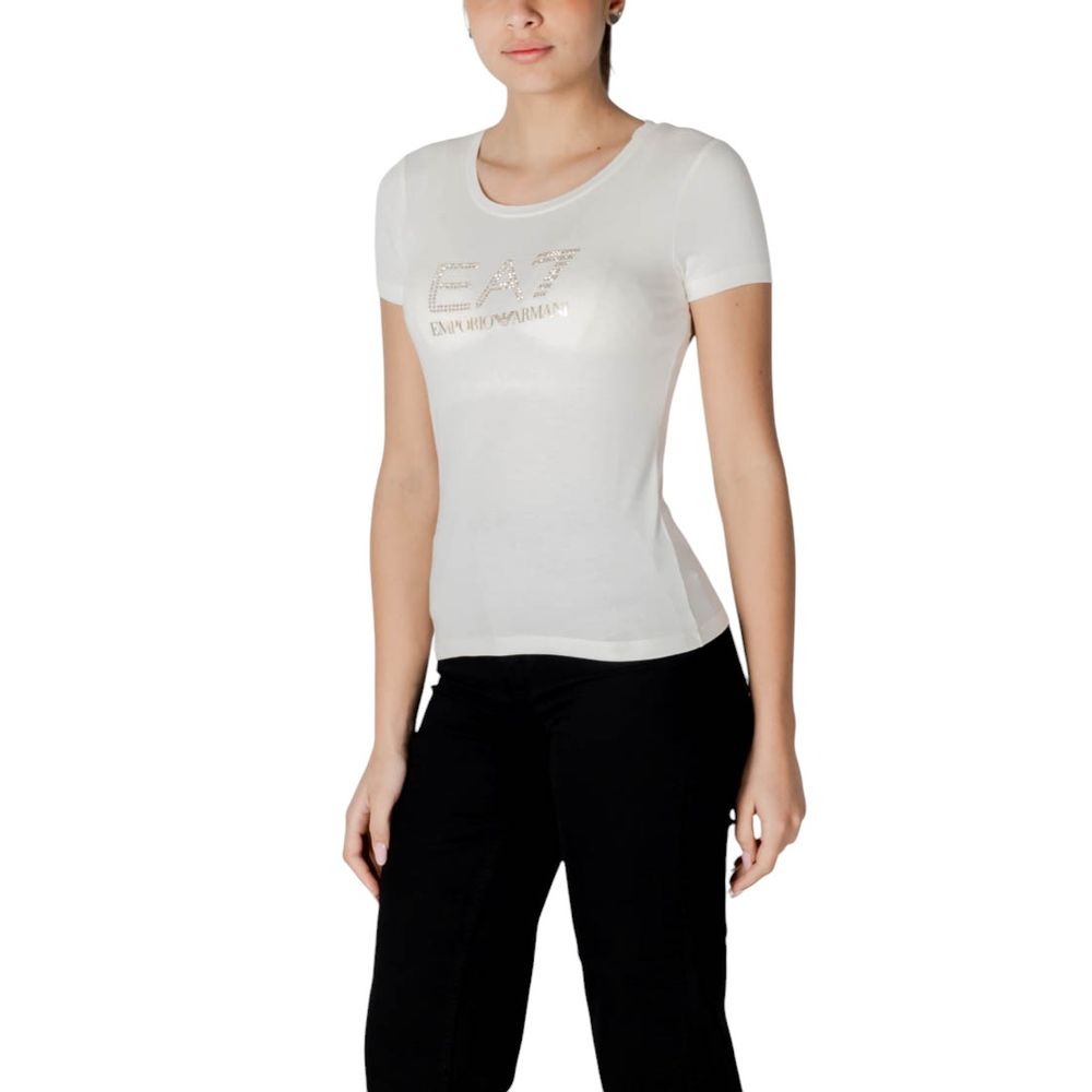 Armani EA7 Emporio Cream Modal T-Shirt