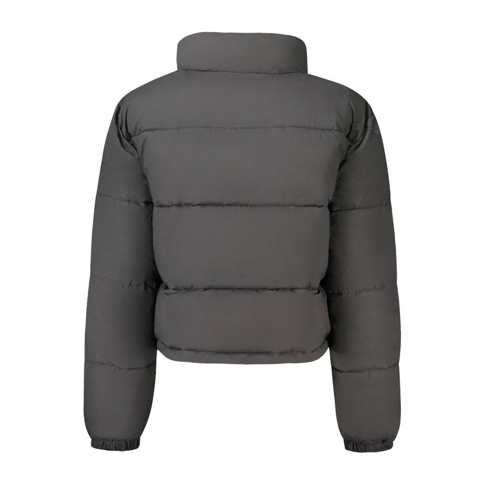 Guess Shoes Black Polyester Jackets & Coat
