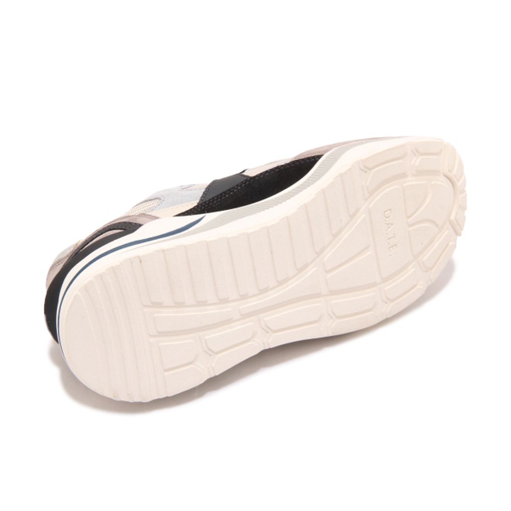 D.A.T.E. Beige Leather Sneaker