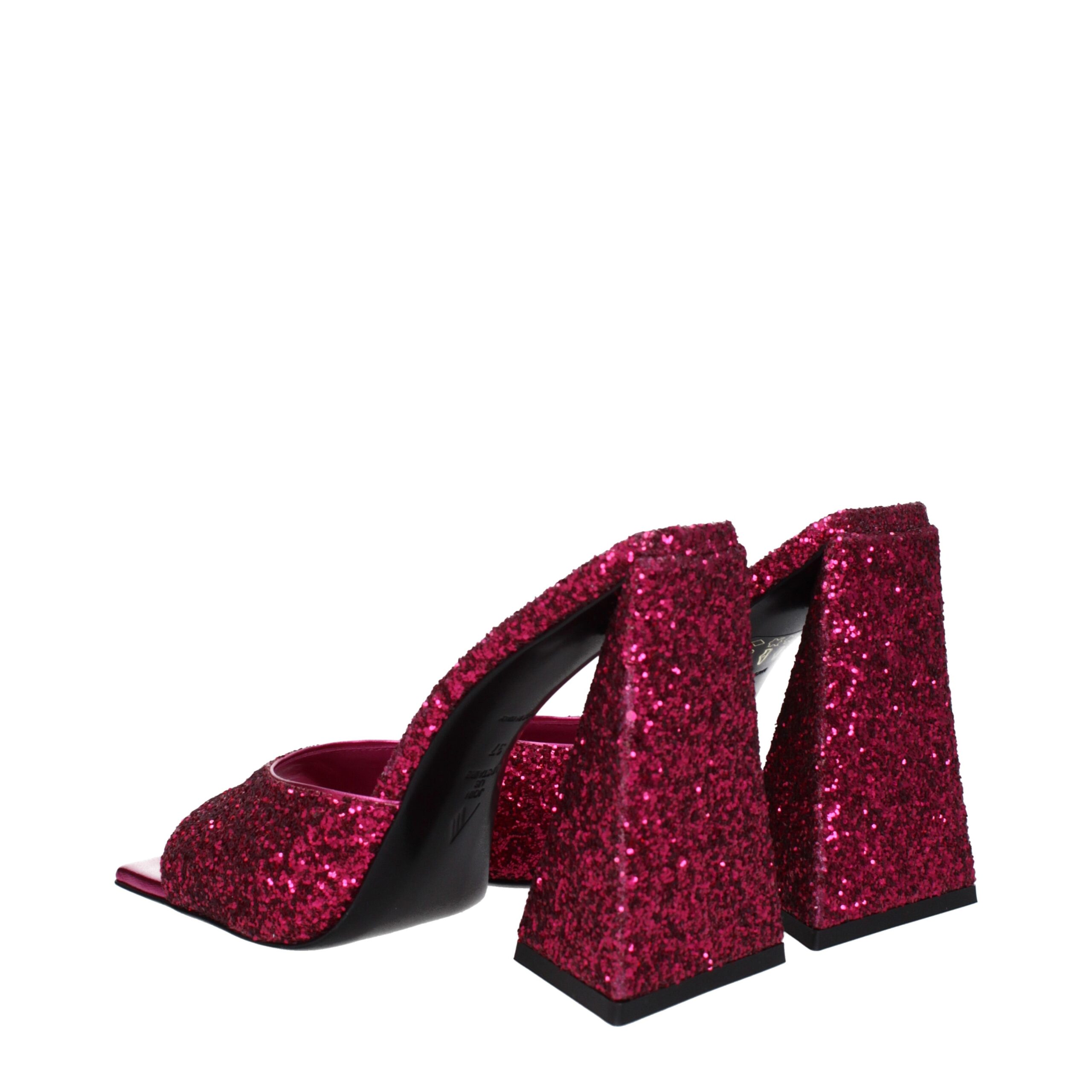 The Attico Pink Plastic Platforms